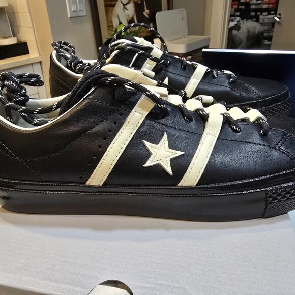 CONVERSE CONS x Bobby Dekeyzer One Star Academy Pro - Black/Egret/Black MENS 10 - Picture 2 of 15